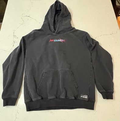 Mr Beast Hoodie Adult S/M? Black Pullover Sweatshirt Youtuber Official Merch