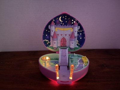 Polly Pocket 1992 Vintage Starlight Castle Bluebird-Lights Work! -NO CHARACTERS-