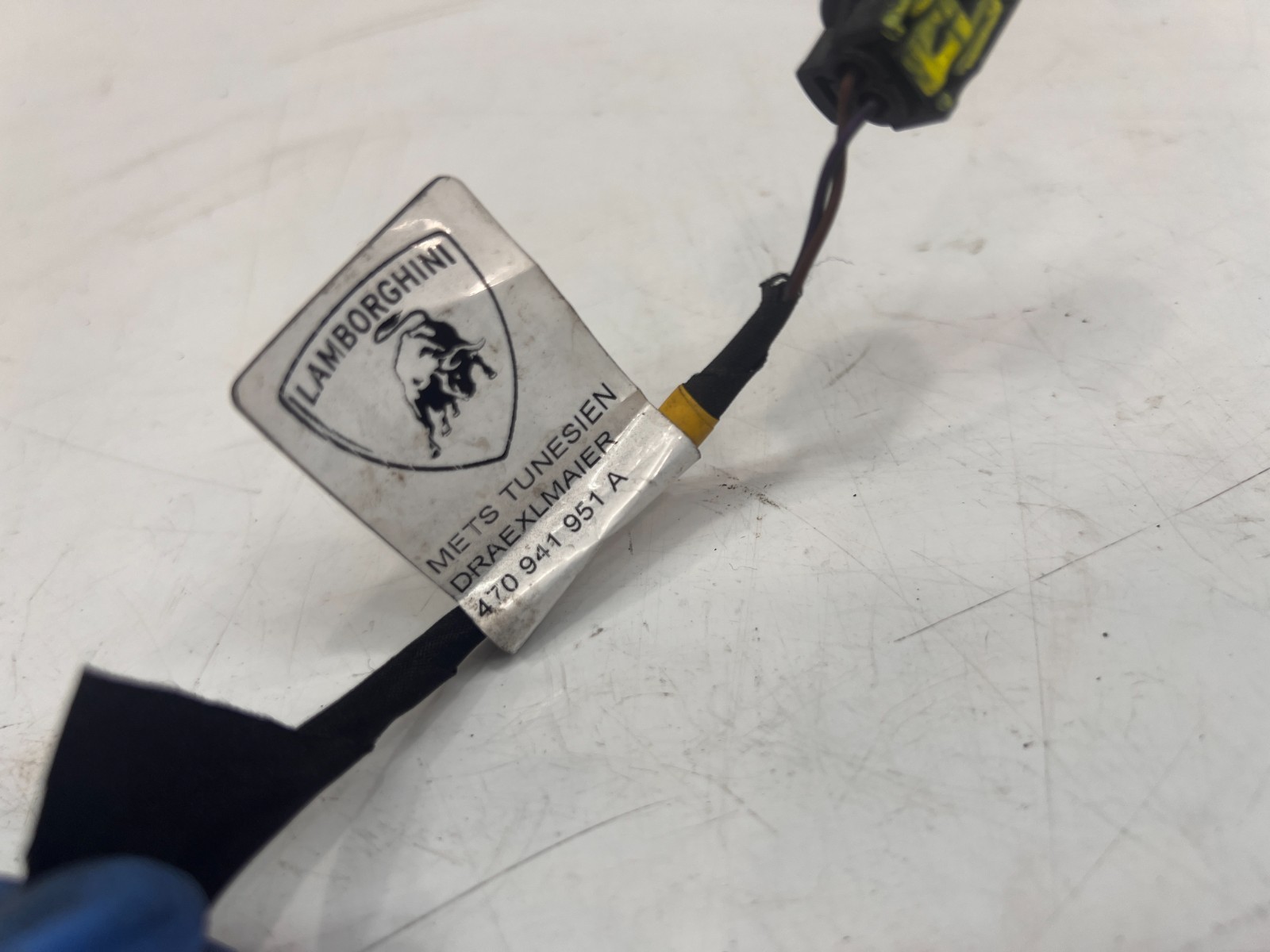 LAMBORGHINI AVENTADOR S LP740 S SIDE MARKER LIGHT WIRING OEM 470941951A