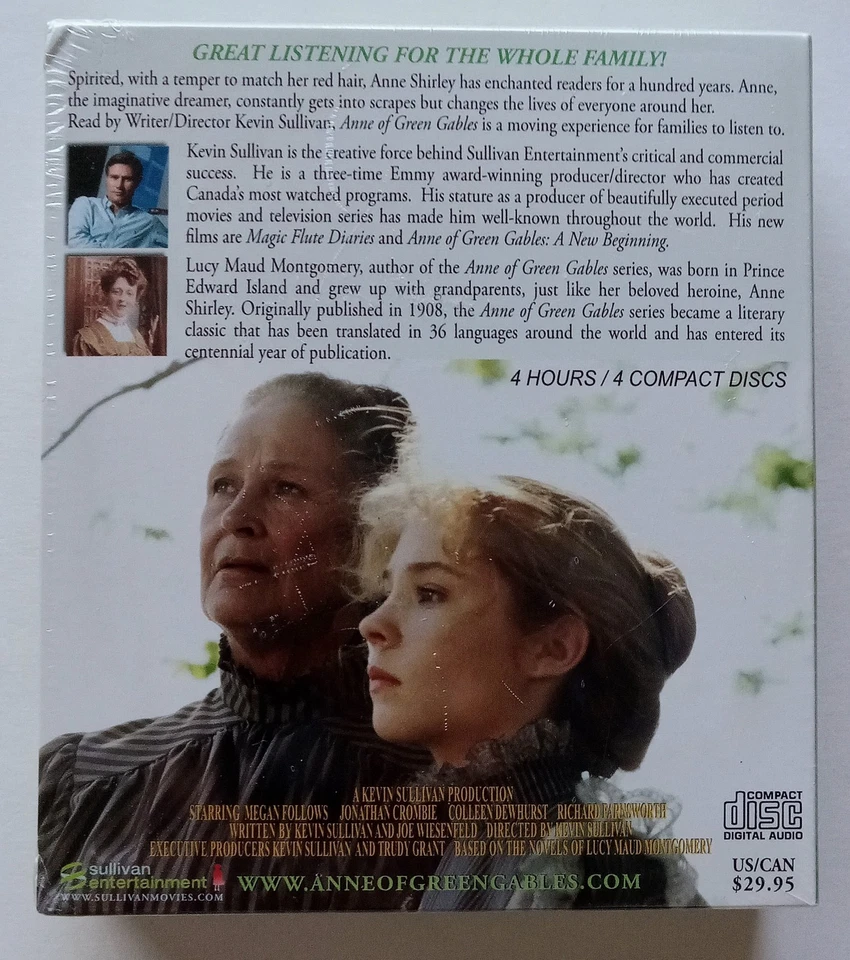 Anne Of Green Gables Audio Book. Sullivan. Follows. CD. New. Factory Sealed. - Image 2 of 4