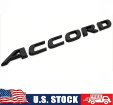 Fit For Honda Accord Sport Logo Luggage Trunk Nameplate Gloss Black Emblem