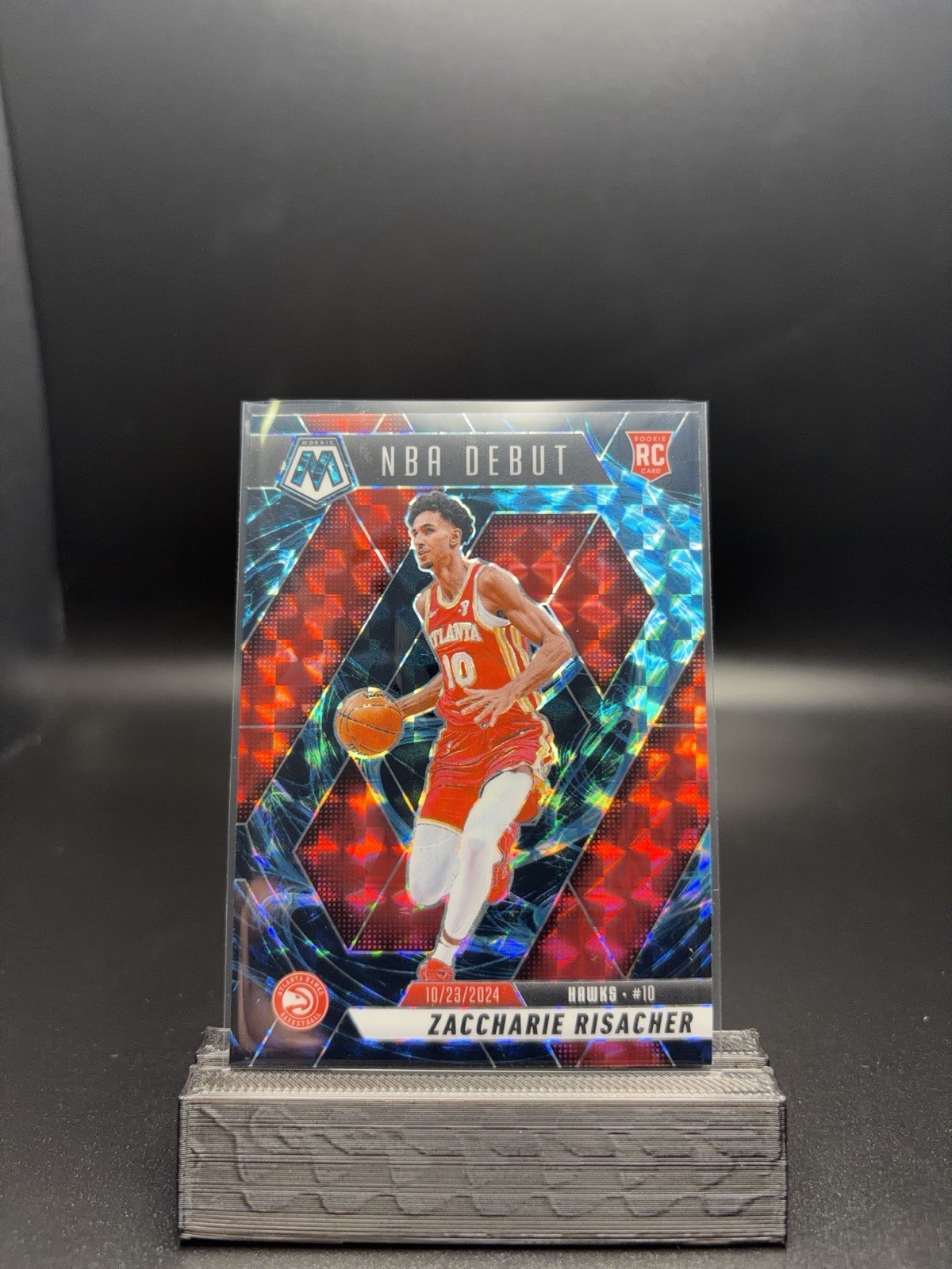 2024-25 Panini Mosaic Zaccharie Risacher (RC) Case Hit Genesis #269