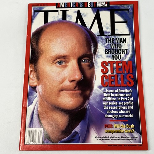 Time Magazine Stem Time Magazine The Man Who Brought You Stem Cells August 20, 2001 | eBay