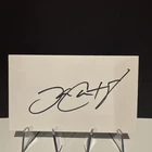 David Carr NFL QB Autographed Index Card