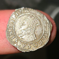 Elizabeth I Tudor Hammered Silver Sixpence Coin (1558-1603) Uncertified, England