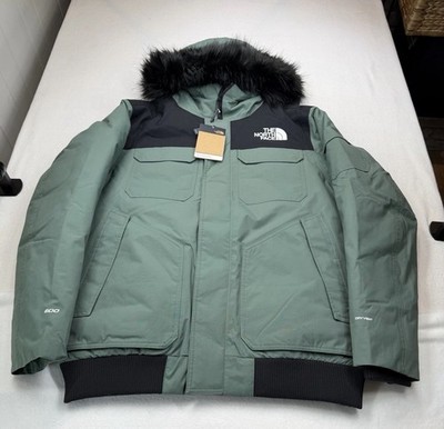 The North Face Gotham III 600-Down Insulated Jacket DUCK GREEN - Size Large