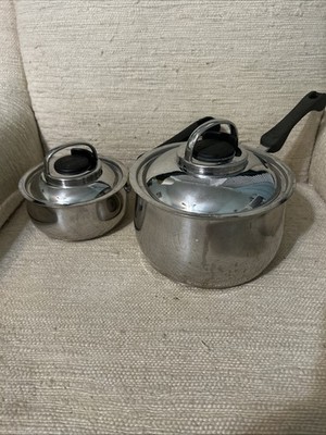 Farberware 18/10 Stainless Steel .09 Liters And .20 Liters.