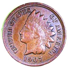 1907 Indian Head Penny.....   Nice Detailed Coin.....  5-7-7