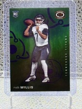 2022 CHRONICLES DYNAGON GREEN PRIZM MALIK WILLIS ROOKIE RC #’d / 49 Clean Copy !