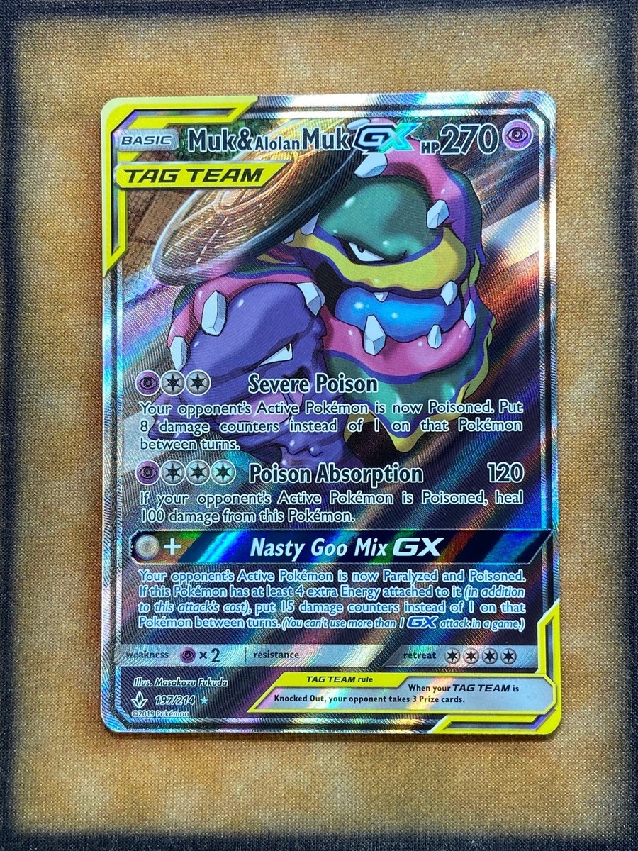 alolan muk pokemon card (Fantastical Parade #97/234, 3-Diamonds) (You cant use more than 1 GX attack in a game.) Weakness / Resistance / Retreat Cost Alolan Muk-GX (To Have Seen