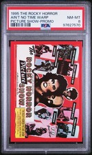 1995 COMIC IMAGES THE ROCKY HORROR PICTURE SHOW THIS AIN'T NO TIME WARP PSA 8