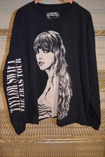 Taylor Swift The Eras Tour Long Sleeve t shirt Men's 2XL XXL Baggy