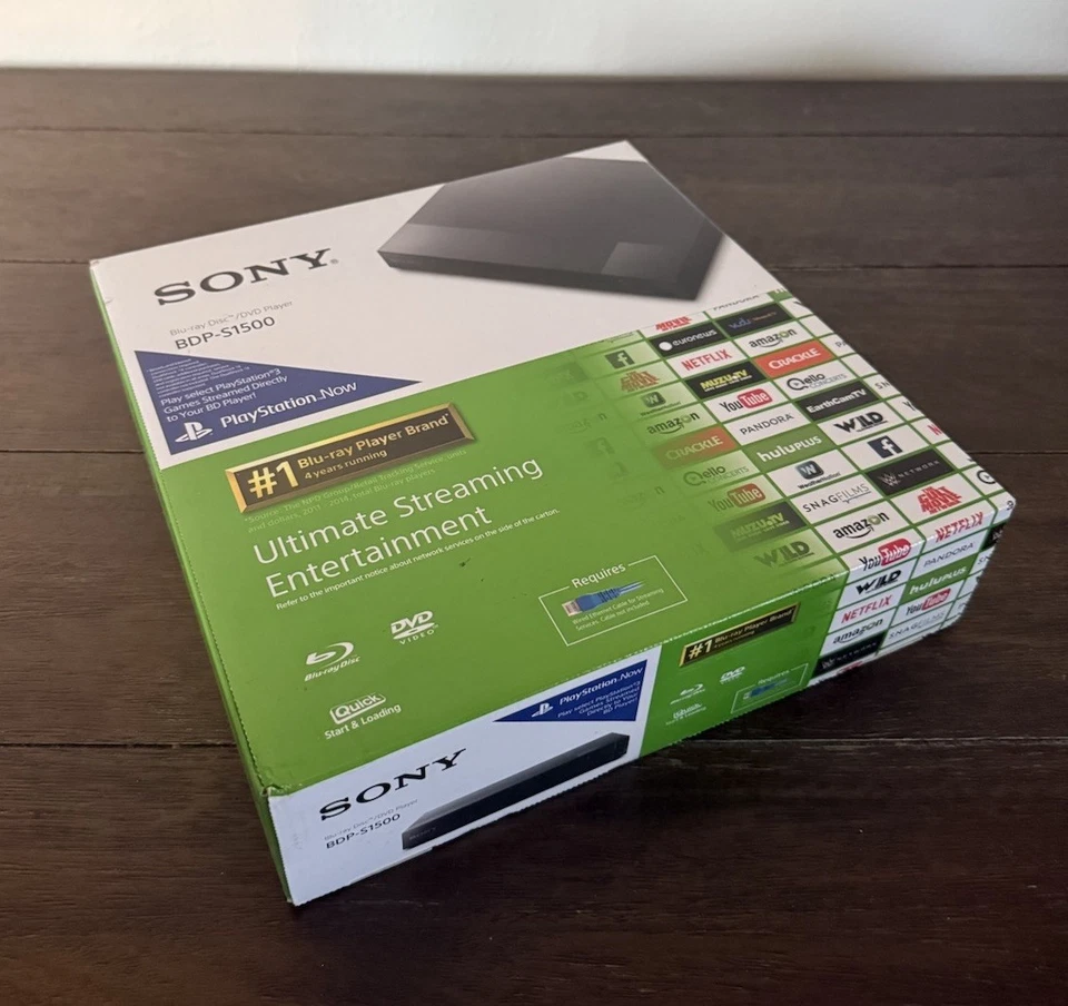 Sony BDP-S1500 Blu-ray Disc Player - Black Factory Sealed - Image 2 of 4