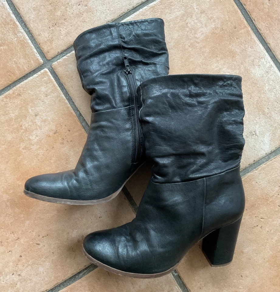 Extravagante  italienische LEDER  Stiefeletten von Gianni Gregori Gr.37 - Bild 4 von 4