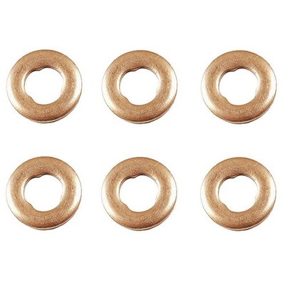 Elring 6pc Fuel Injection Nozzle Holder O-Ring Set For Sprinter W211 E320 DOHC