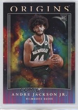 2023-24 Panini Origins Neon Stripes 28/49 Andre Jackson Jr #79 Rookie RC