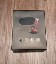 KraftGeek Video Microphone  Black Brand New Compatible With Smart Phones Laptops