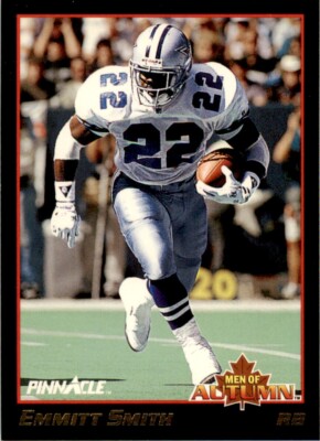 1993 Score Pinnacle Men of Autumn #34 Emmitt Smith Dallas Cowboys
