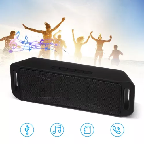 Lauter Bluetooth Lautsprecher Kabellos Wasserdicht Outdoor Stereo Bass USB/TF/FM Radio - Bild 4 von 16