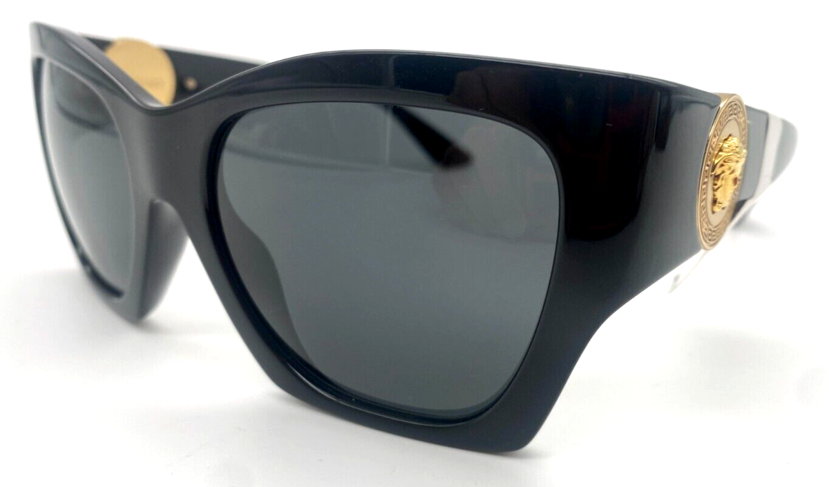 VERSACE MOD 4452 - GB1/87 Black Frame & Lens Women's Square