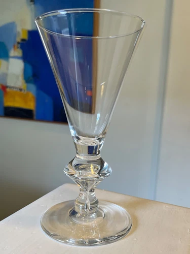 Steuben Crystal Water Goblet - Vintage - 7 1/4 in tall -4 avaliable - sold each