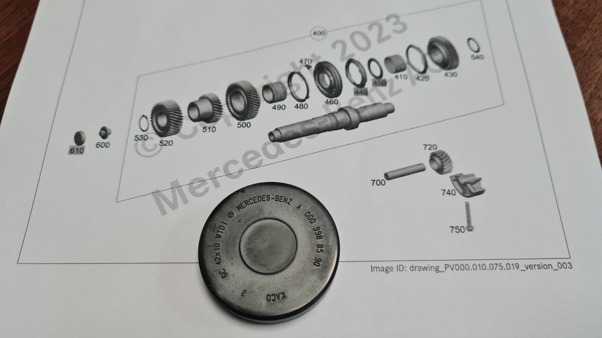 A0009988590 Mercedes Benz Sprinter 42mm X 10mm wt01 Gearbox A0009988590 Mercedes Benz Sprinter 42mm X 10mm wt01 Gearbox