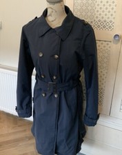 Musto Ladies Trench Coat 064 Ocean Racing Navy Quilted Sailing .42” Chest 16