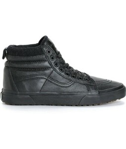 black leather vans mte