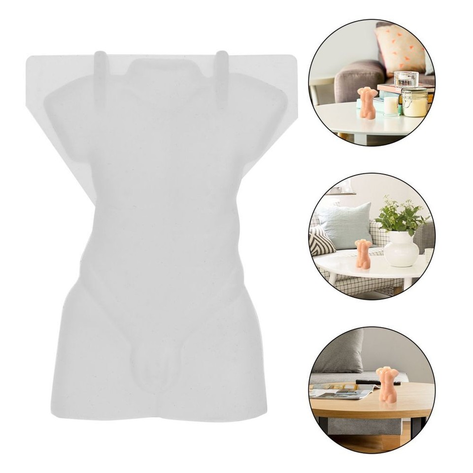 Candy Molds Male Body Torso Ornament Cake Baking Mannequin Molde Silicona Fudge eBay