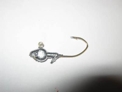 Têtes De Jig Garrett Outdoors 100pcs, Hameçons Red Sickle, Vert Fluo, Neuves