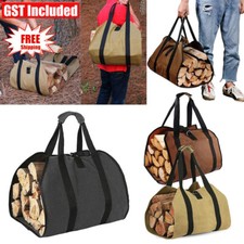 Firewood Carrier Log Carrier Tote Bag Canvas Wood Carrying Bag Outdoor Camping
