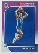 2019-20 Panini NBA Hoops Purple Jordan Poole Rookie RC #223, Warriors, Parallel