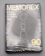 Memorex, 8-Track Cartridge Recording Tape, 90 min: NEW SEALED UNUSED