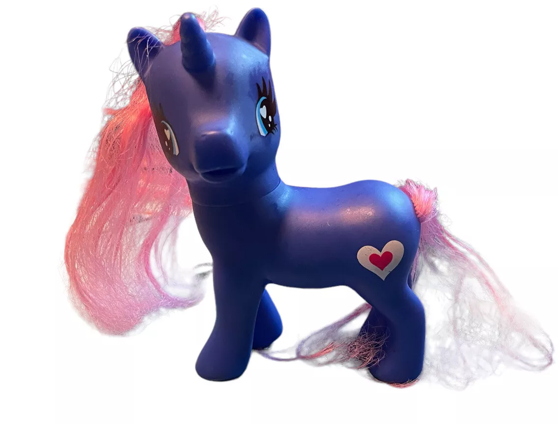 My Little Pony Gi-Go Wonder Pony Unicorn Purple/Dark Blue w Pink Hair