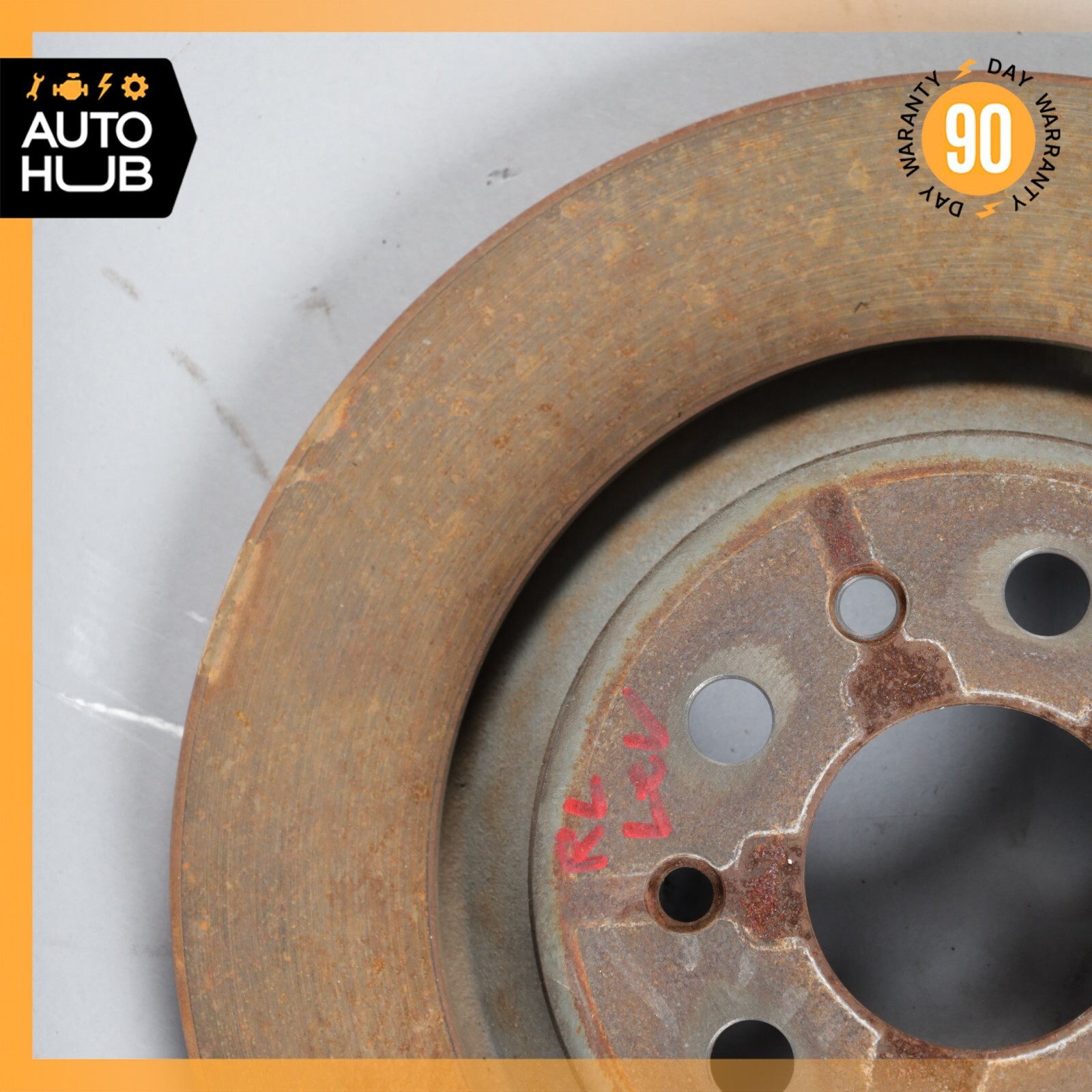 17-20 Maserati Levante M161 Rear Brake Rotors Disc Left and Right Set OEM 44k