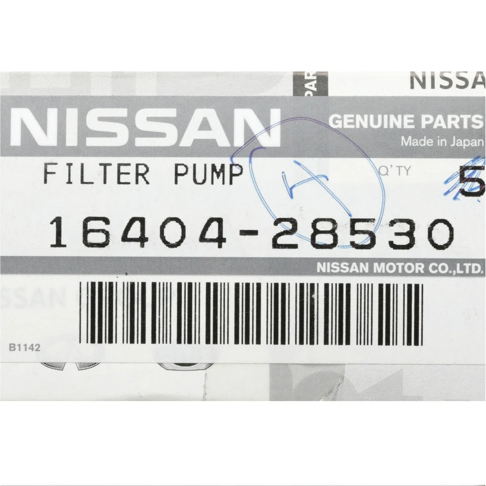 CINCO NUEVOS OEM 1980-1986 Nissan 720 Pickup Bomba Gas Filtros de Combustible 16404-28530 Foto 4 de 4