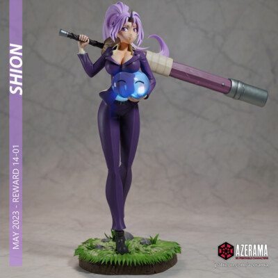 Shion, Tensei Shitara Slime Datta Ken, sexy Pin-Up, Figur, 3D Druck, UNBEMALT