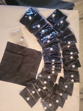 Lot Of 40 Microfiber Lens Cloths, Individually Packaged In Plsstic Pouches