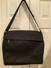 THE BRIDGE WAYFARER BORSA A TRACOLLA VALIGETTA NERA XL UNISEX NUOVA!