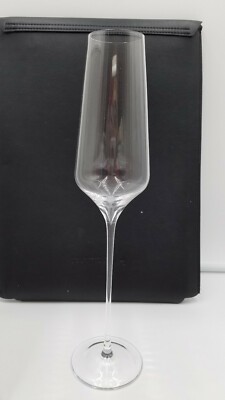 Lot Of 6 Rogaska Crystal  Champagne Flutes Signed 11 1/2'' Tall