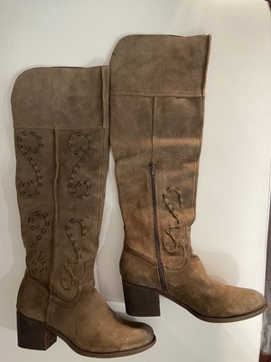 carlos santana leather boots