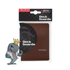 2X (100 Total) BCW Gaming Deck Guard Matte Brown 50ct Pack MTG TCG FREE SHIP