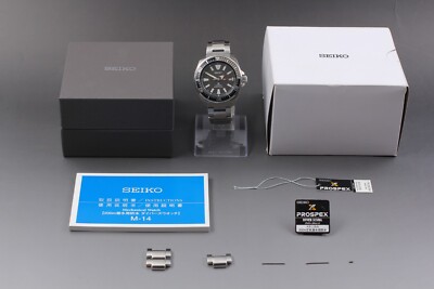 【箱付き】SEIKO PROSPEX 4R35-01VO EXC+5 Box/Papers* SEIKO Prospex 4R35-01V0 Date Black Dial