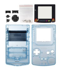Nintendo GameBoy Color GBC Console Shell Glow In The Dark Blue