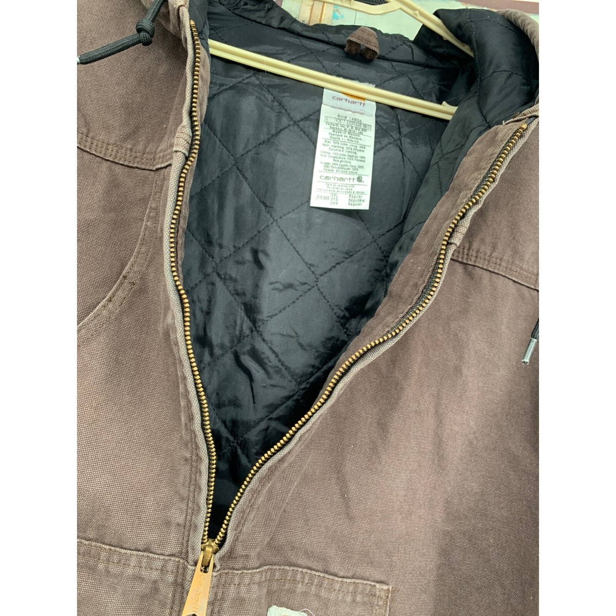 ジャケット・アウター 70s Carhartt duck trucker jacket 3rd Carhartt® Duck Detroit Jacket with Great Northern Logo CT103828