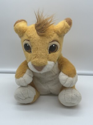 Vintage Lion King Simba Talking 12'' Plush Mattel 1993 Tested