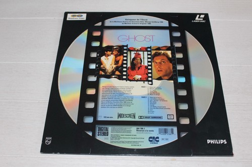 GHOST 1992 LASER DISC PAL PHILIPS LP FORMAT ! RARE FRENCH VERSION ! - Photo 2/3