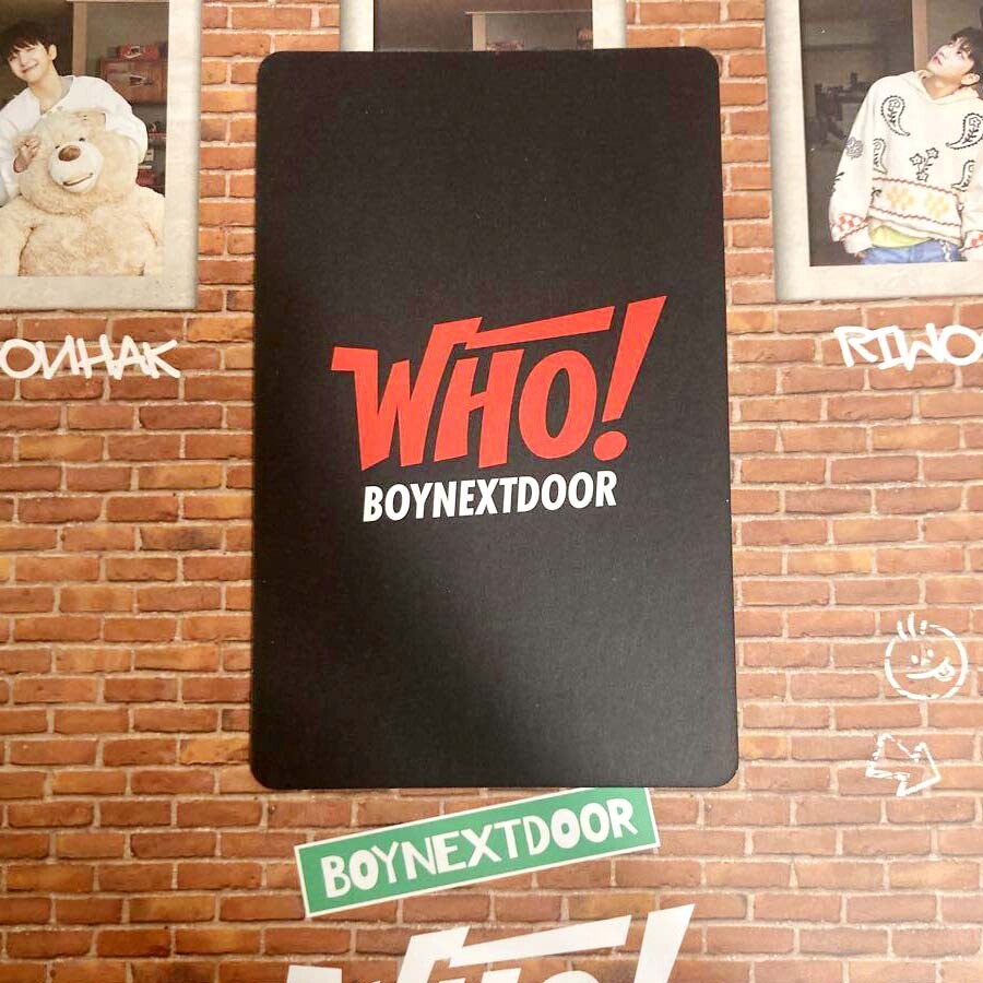 BOYNEXTDOOR WHO! Weverse JAPAN Hologram Official Photocard | eBay