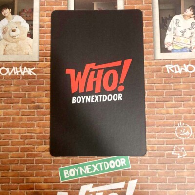 BOYNEXTDOOR WHO! Weverse JAPAN Hologram Official Photocard | eBay