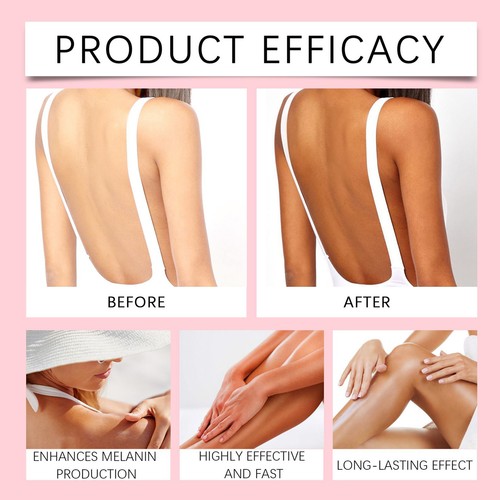 Sunless Dark Tanning Balm Intensive Tanning Products 2fl.oz Drinkable - Foto 3 di 12